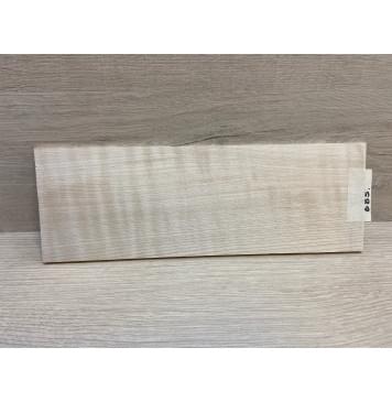 Клён Белый заготовка накладки на головку грифа Радиал АА 5х96х275 мм-4