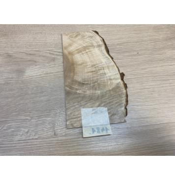 Клён Белый Явор, Волнистый заготовка накладки на головку грифа Смешанный ААА Волна А 2.5х113-70х220 мм-3