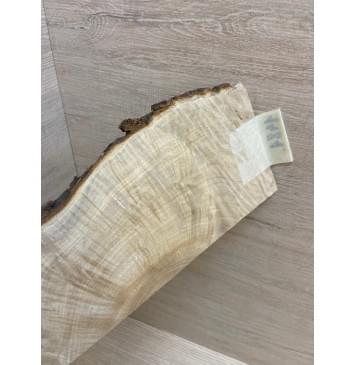 Клён Белый Явор, Волнистый заготовка накладки на головку грифа Смешанный ААА Волна А 2.5х113-70х220 мм-4