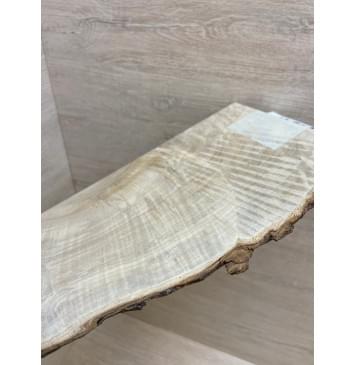 Клён Белый Явор, Волнистый заготовка накладки на головку грифа Смешанный ААА Волна А 2.5х113-70х220 мм-5