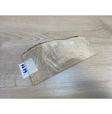 Клён Белый Явор, Волнистый заготовка накладки на головку грифа Смешанный ААА Волна А 4.8х120-75х220 мм-1