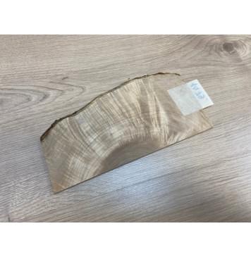 Клён Белый Явор, Волнистый заготовка накладки на головку грифа Смешанный ААА Волна А 4.8х120-75х220 мм-4