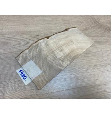 Клён Белый Явор, Волнистый заготовка накладки на головку грифа Смешанный ААА Волна А 3.5х115-80х220 мм-1