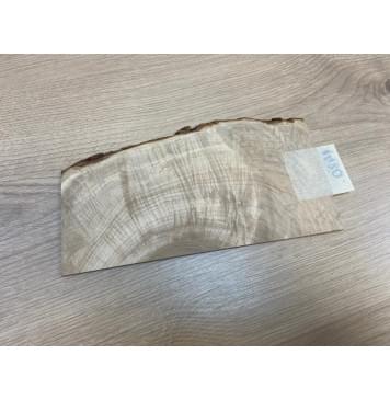 Клён Белый Явор, Волнистый заготовка накладки на головку грифа Смешанный ААА Волна А 3.5х115-80х220 мм-3