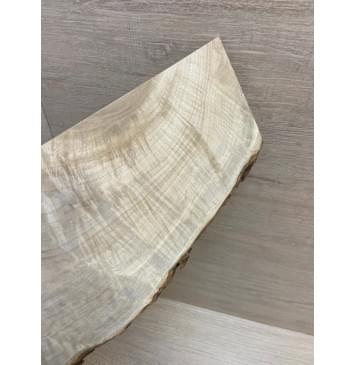 Клён Белый Явор, Волнистый заготовка накладки на головку грифа Смешанный ААА Волна А 3.5х115-80х220 мм-4