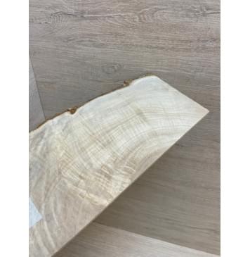 Клён Белый Явор, Волнистый заготовка накладки на головку грифа Смешанный ААА Волна А 3.5х115-80х220 мм-6