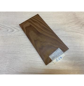 Ясень Печёный 180 гр заготовка накладки на головку грифа Тангент АА 5х96х190 мм-0