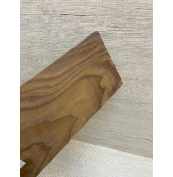 Ясень Печёный 180 гр заготовка накладки на головку грифа Тангент АА 5х96х190 мм-3