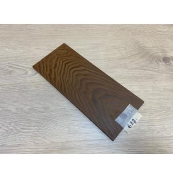 Ясень Печёный 180 гр заготовка накладки на головку грифа Тангент ААА 5х104х240 мм-0