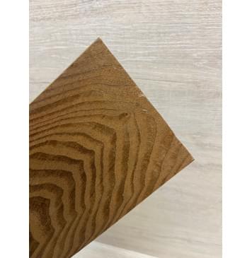 Ясень Печёный 180 гр заготовка накладки на головку грифа Тангент ААА 4.5х103х240 мм-6