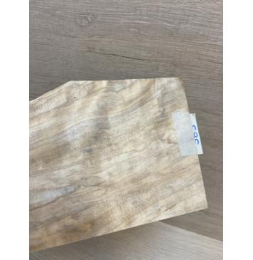 Берёза Болотная заготовка накладки на головку грифа Смешанный АА 9х110-143х190 мм-4