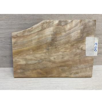 Берёза Болотная заготовка накладки на головку грифа Смешанный АА 9х110-143х190 мм-5
