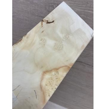 Клён Американский Каповый заготовка накладки на головку грифа Смешанный АА 4х115-74х184 мм-2