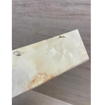 Клён Американский Каповый заготовка накладки на головку грифа Смешанный АА 6х102-71х183 мм-3