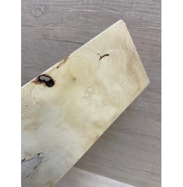 Клён Американский Каповый заготовка накладки на головку грифа Смешанный АА 5х130-83х185 мм-1