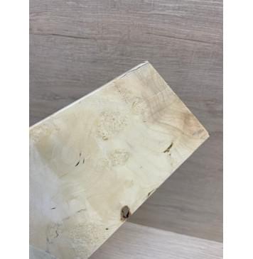 Клён Американский Каповый заготовка накладки на головку грифа Смешанный АА 5х130-83х185 мм-4