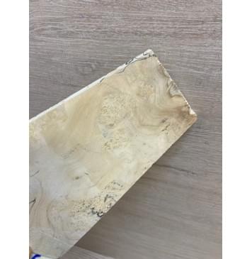 Клён Американский Каповый заготовка накладки на головку грифа Смешанный АА 4.5х130-79х182 мм-4