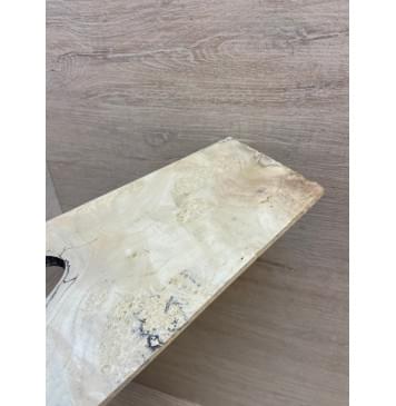 Клён Американский Каповый заготовка накладки на головку грифа Смешанный АА 4.5х130-79х182 мм-5