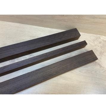 Венге заготовка грифа электрогитары Радиал ААА 35х(49.5-22.5-49.5)х795 мм - из 3х частей-1