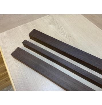 Венге заготовка грифа электрогитары Радиал ААА 35х(49.5-22.5-49.5)х795 мм - из 3х частей-3