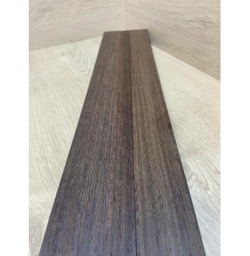 Венге заготовка грифа электрогитары Радиал ААА 35х(49.5-22.5-49.5)х795 мм - из 3х частей-5