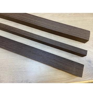 Венге заготовка грифа электрогитары Радиал ААА 35х(49.5-22.5-49.5)х795 мм - из 3х частей-7