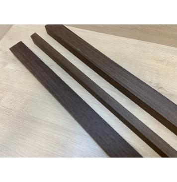 Венге заготовка грифа электрогитары Радиал ААА 35х(49.5-22.5-49.5)х795 мм - из 3х частей-10