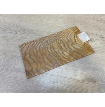 Ясень Оливковый Волнистый заготовка накладки на головку грифа Тангент АА Волна АА 7х145х270 мм-2