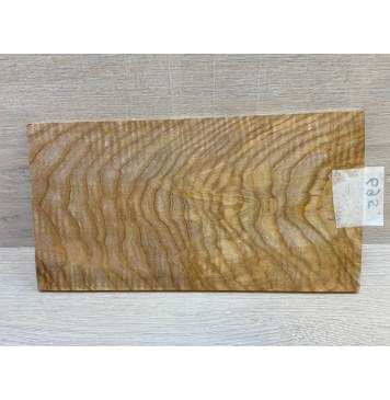 Ясень Оливковый Волнистый заготовка накладки на головку грифа Тангент АА Волна АА 7х145х270 мм-0