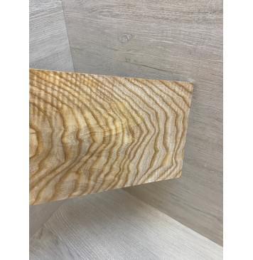 Ясень Оливковый Волнистый заготовка накладки на головку грифа Тангент АА Волна АА 7х145х270 мм-5