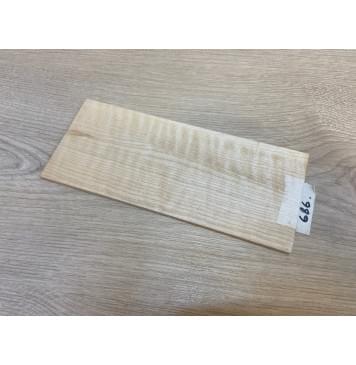 Клён Белый Явор, Волнистый заготовка накладки на головку грифа Радиал АА Волна АА 5х96х220 мм-3