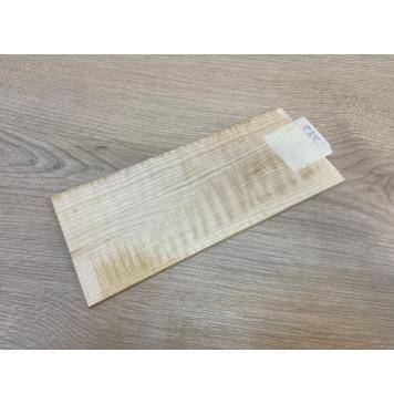 Клён Белый Явор, Волнистый заготовка накладки на головку грифа Радиал АА Волна АА 5х96х220 мм-2