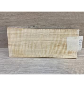 Клён Белый Явор, Волнистый заготовка накладки на головку грифа Радиал АА Волна АА 5х96х220 мм-0