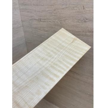 Клён Белый Явор, Волнистый заготовка накладки на головку грифа Радиал АА Волна АА 5х96х220 мм-5