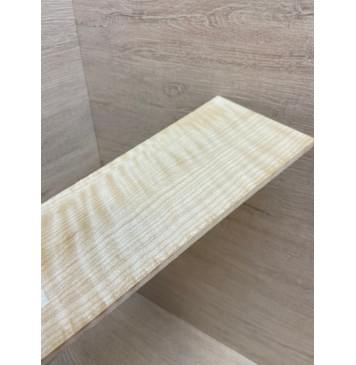 Клён Белый Явор, Волнистый заготовка накладки на головку грифа Радиал АА Волна АА 5х96х220 мм-6