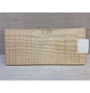 Клён Белый Явор, Волнистый заготовка накладки на головку грифа Смешанный ААА Волна ААА 6х120х265 мм-4