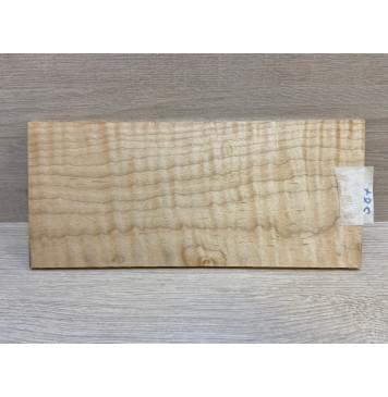 Клён Белый Явор, Волнистый заготовка накладки на головку грифа Смешанный ААА Волна ААА 6х120х265 мм-5