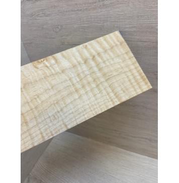 Клён Белый Явор, Волнистый заготовка накладки на головку грифа Смешанный ААА Волна ААА 6х120х265 мм-2