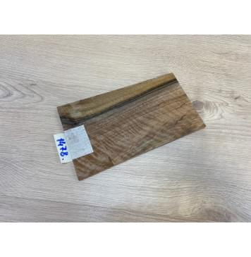 Орех Грецкий Волнистый заготовка накладки на головку грифа Смешанный АА Волна АА 5х124-117х210 мм-2