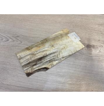 Тополь Болотный Волнистый заготовка накладки на головку грифа Смешанный ААА Волна АА 4х100-114х220 мм-2