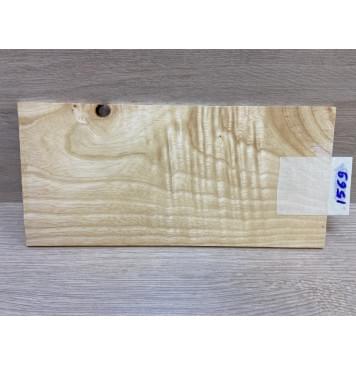 Ясень Белый Волнистый заготовка накладки на головку грифа Смешанный ААА Волна АА 4х114х245 мм-4