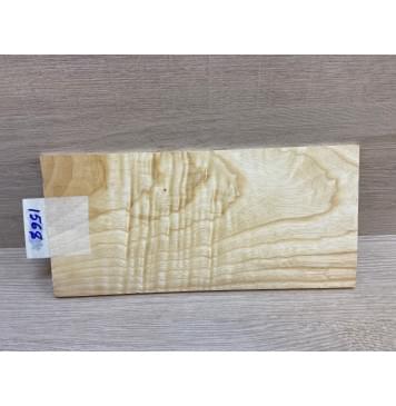 Ясень Белый Волнистый заготовка накладки на головку грифа Смешанный ААА Волна АА 4х114х245 мм-0