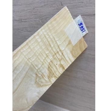 Ясень Белый Волнистый заготовка накладки на головку грифа Смешанный ААА Волна АА 4х114х245 мм-4