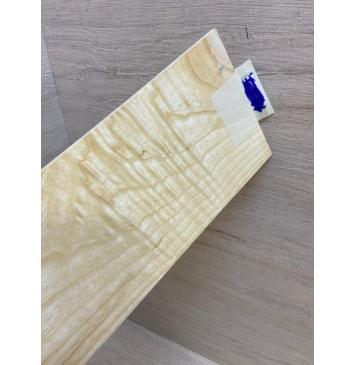 Ясень Белый Волнистый заготовка накладки на головку грифа Смешанный ААА Волна АА 4х114х245 мм-5