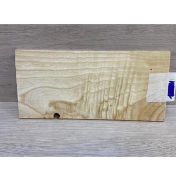 Ясень Белый Волнистый заготовка накладки на головку грифа Смешанный ААА Волна АА 4х114х245 мм-2