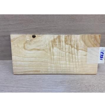 Ясень Белый Волнистый заготовка накладки на головку грифа Смешанный ААА Волна АА 4х114х245 мм-3
