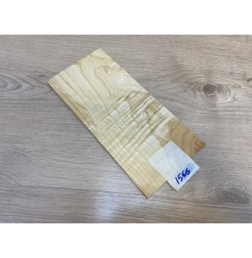 Ясень Белый Волнистый заготовка накладки на головку грифа Смешанный ААА Волна АА 4х114х245 мм-0