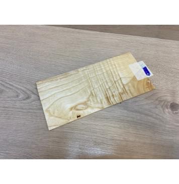 Ясень Белый Волнистый заготовка накладки на головку грифа Смешанный ААА Волна АА 4х114х245 мм-1