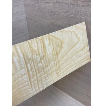 Ясень Белый Волнистый заготовка накладки на головку грифа Смешанный ААА Волна АА 5х114х245 мм-5