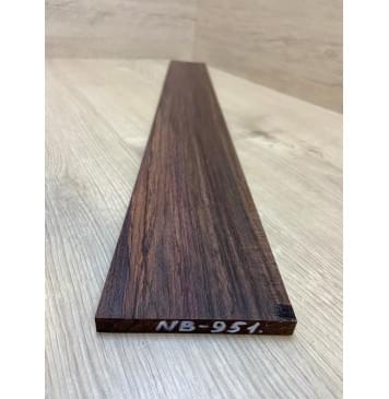 Палисандр Индийский заготовка накладки для бас-гитары Радиал АА 10х97-89х765 мм-1